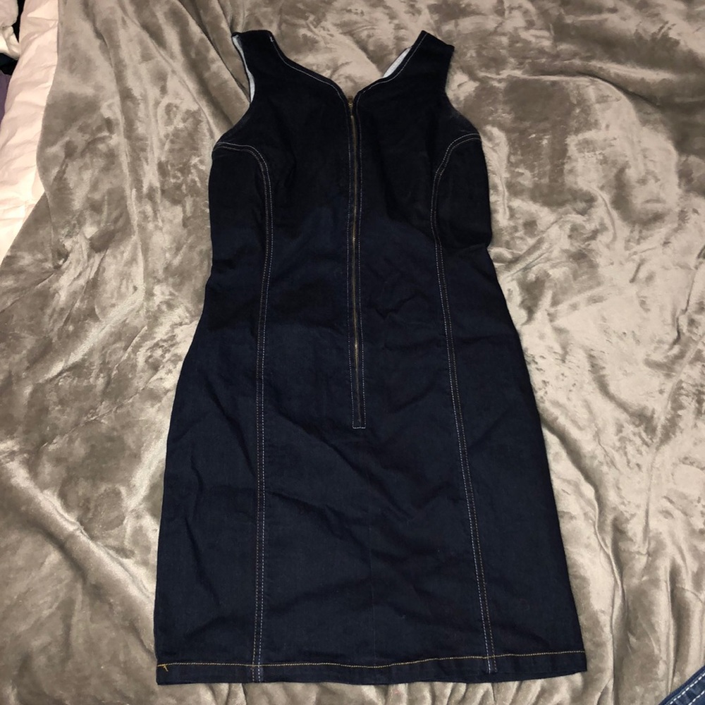 Venus denim mini dress